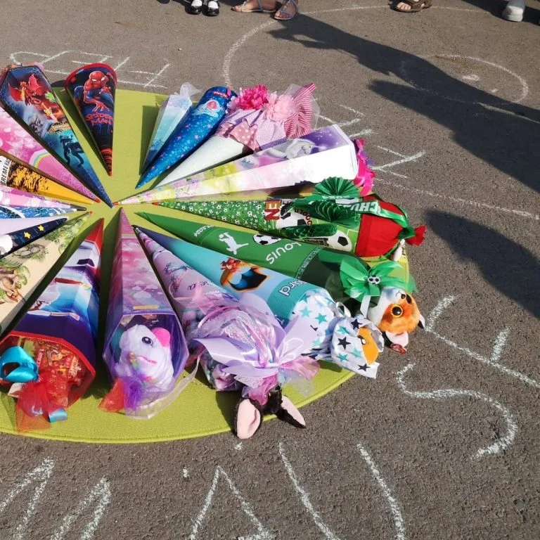 Schultüten bei der Einschulung